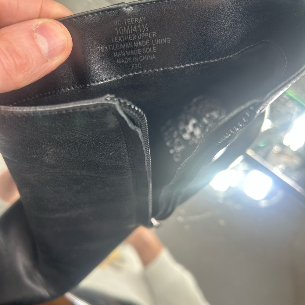 Vince Camuto black wedge booty size 10 - Picture 3 of 4